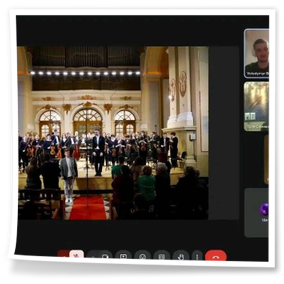 19 листопада 2025 року для здобувачів освіти освітньо-професійної програми «Народне інструментальне мистецтво» Харківського фахового вищого коледжу мистецтв відбулася онлайн зустріч з випускником нашого навчального закладу 2015 року доктором філософії, викладачем кафедри композиції та інструментування ХНУМ імені І.П.Котляревського, композитором та диригентом Володимиром Богатирьовим на тему: «Творчі сходинки кар’єрного зростання».